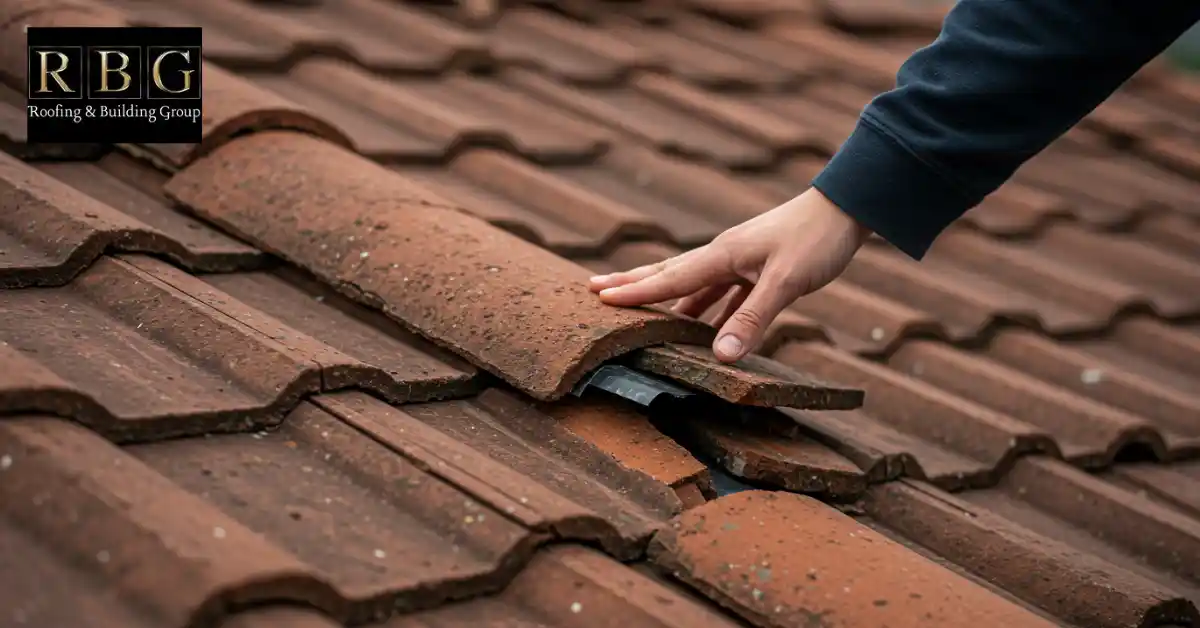 How to Replace a Broken Roof Tile 6 Check surrounding tiles for any loose