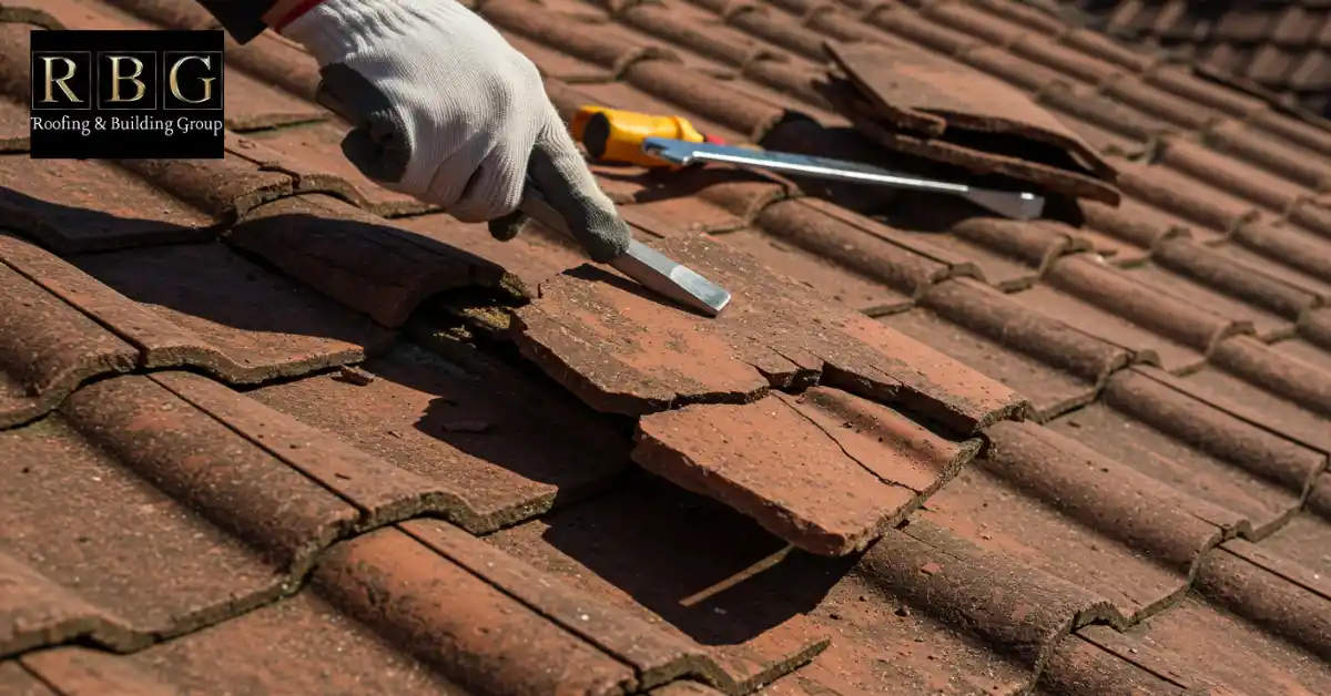 How to Replace a Broken Roof Tile 3 Remove the Broken Tile