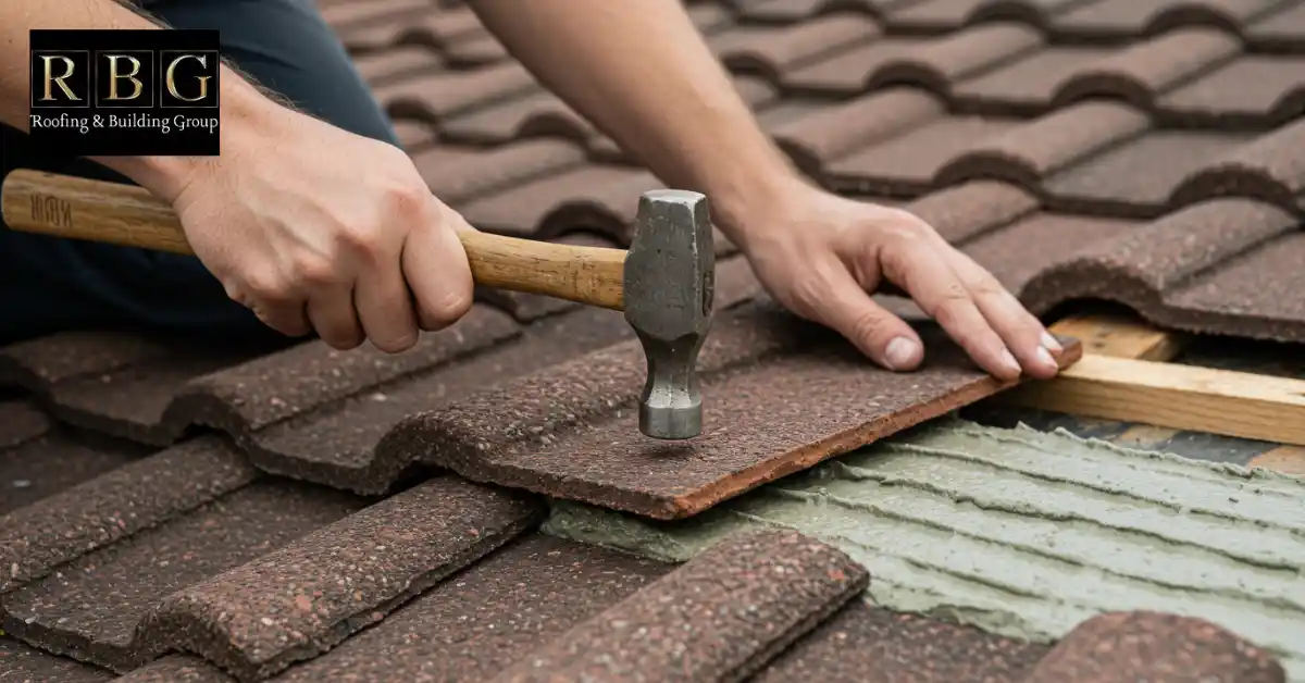 How to Replace a Broken Roof Tile 5 Secure the Tile