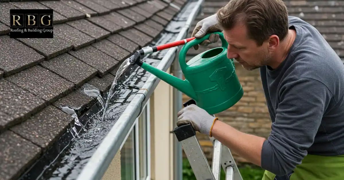 How to Fix a Leaking Gutter Joint? 8 Test the Repair