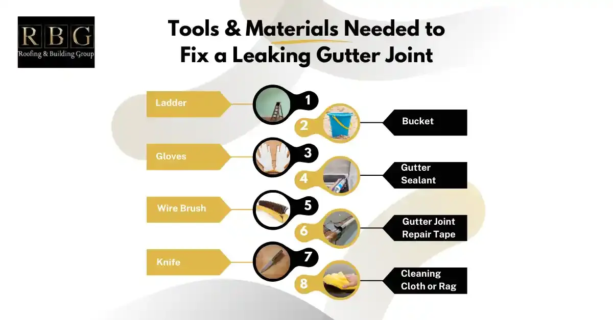 How to Fix a Leaking Gutter Joint? 2 Tools & Materials Needed to Fix a Leaking Gutter Joint