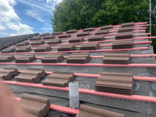new roof installation