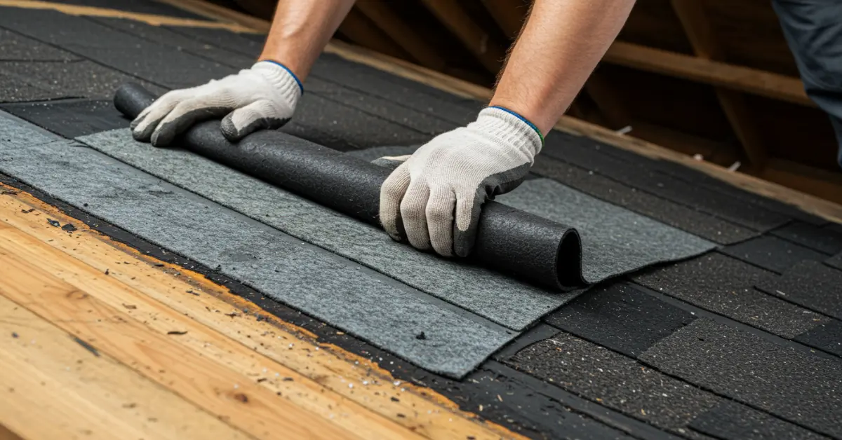 How to Repair Roof Felt from Inside Your Loft: A Practical Homeowner’s Guide 5 Positioning and pressing the patch over the damaged roof felt