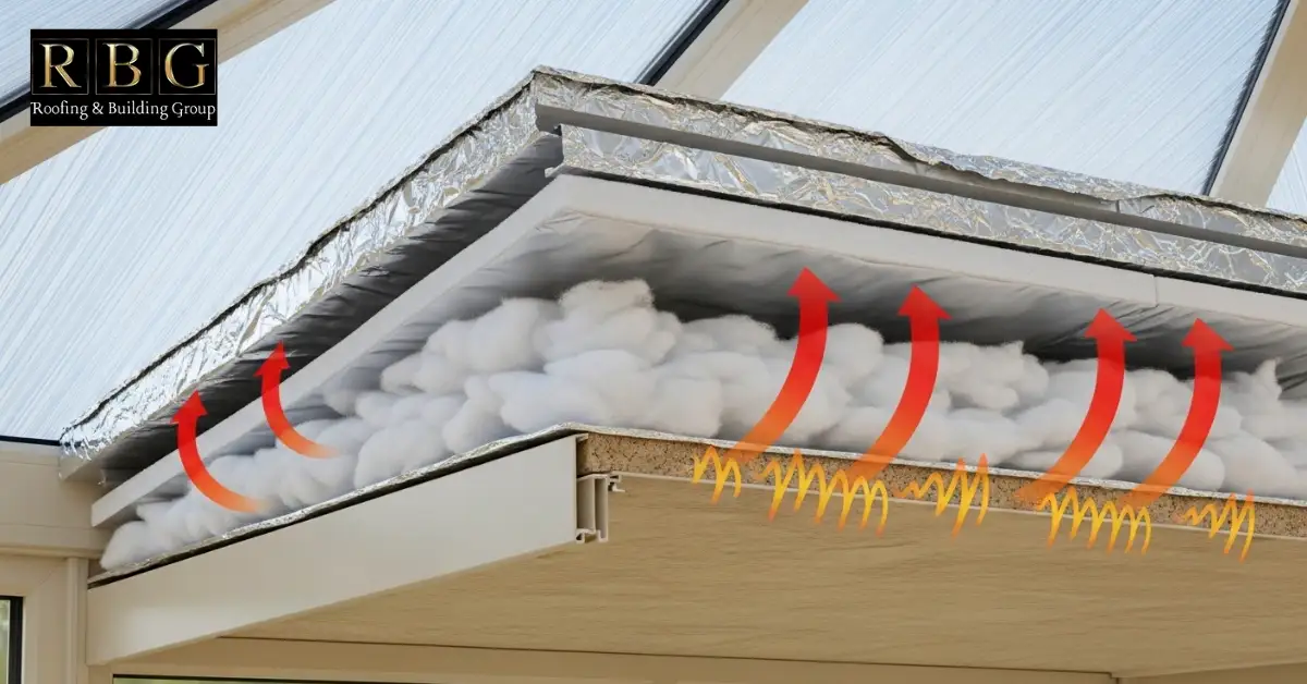 Aluminium foil and thermal wadding for affordable conservatory roof insulation