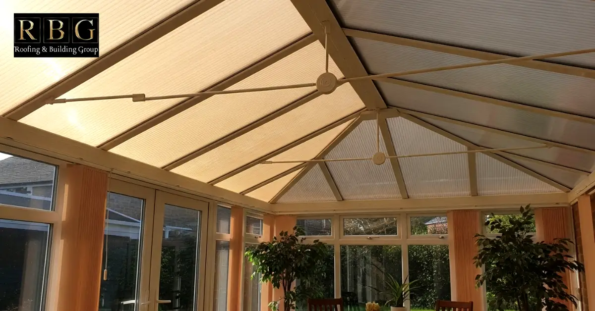Thicker polycarbonate conservatory roof panels for insulation