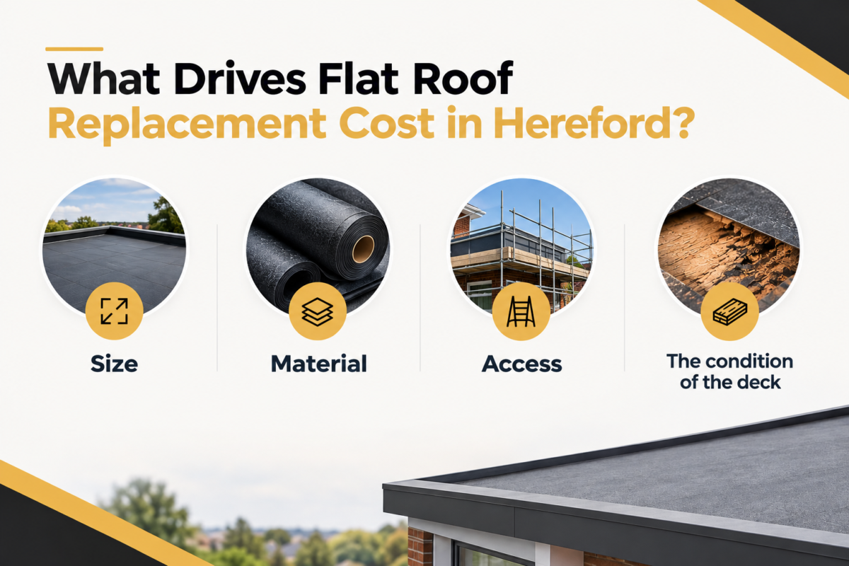 Flat Roof Replacement Cost Hereford 2026 | Updated Price Guide 2 Flat Roof Replacement Cost Factors