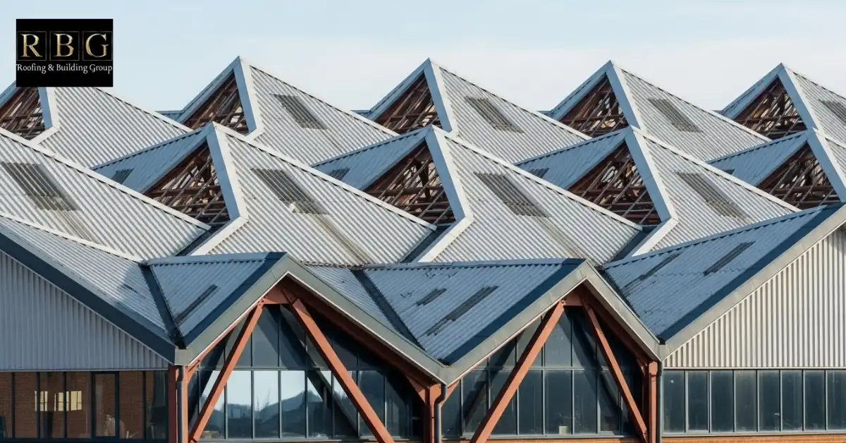 Sawtooth roof design showing roof construction types in the UK