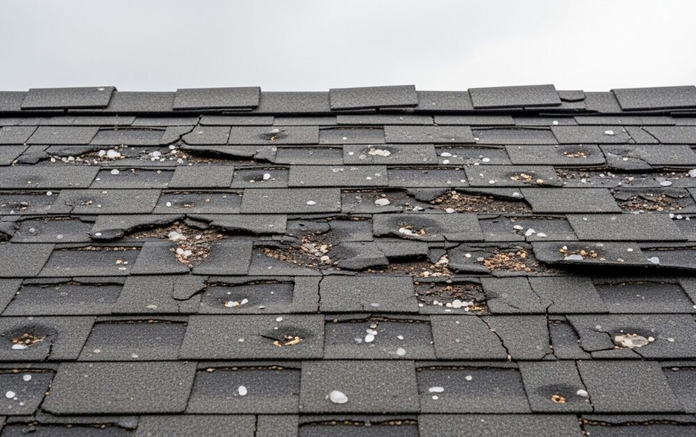 Signs of Hail Damage on Roof