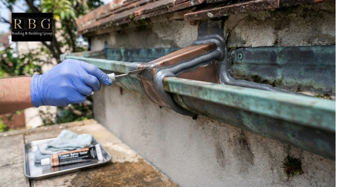 How to Seal Leaking Gutter Joints | Best Sealant Types & Techniques 2 Types of gutter joints